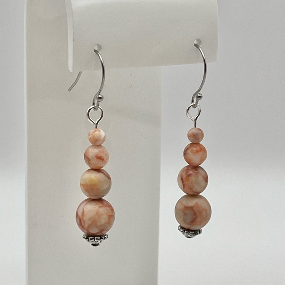 RED NETWORK JASPER EARRINGS